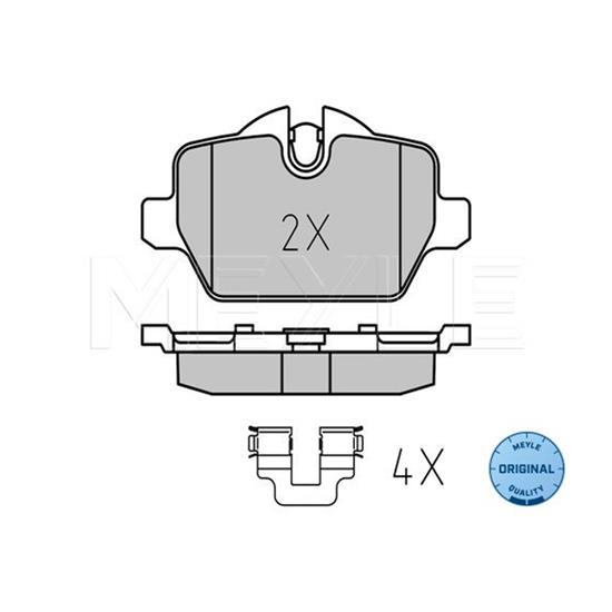 MEYLE Brake Pad Set 025 236 2316