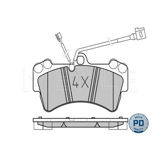 MEYLE Brake Pad Set 025 236 9317/PD