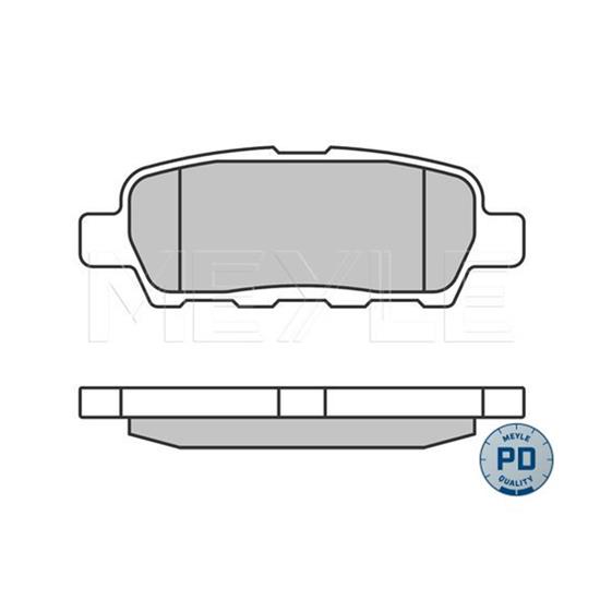 MEYLE Brake Pad Set 025 238 7114/PD