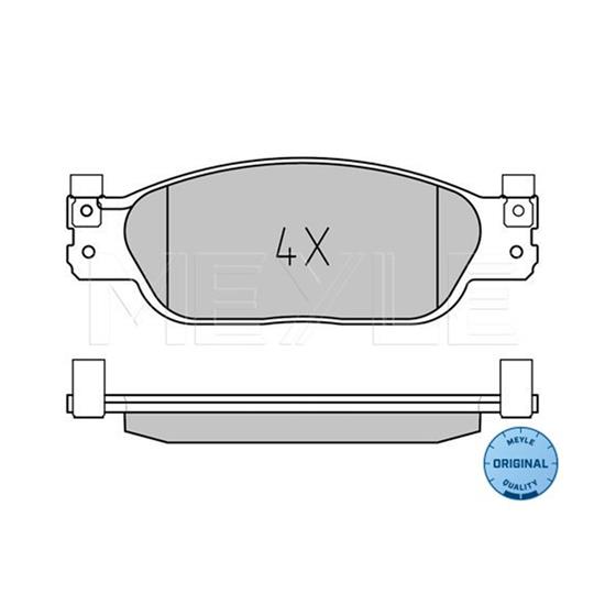 MEYLE Brake Pad Set 025 239 0818