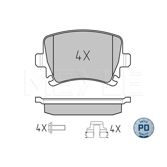 MEYLE Brake Pad Set 025 239 1417/PD