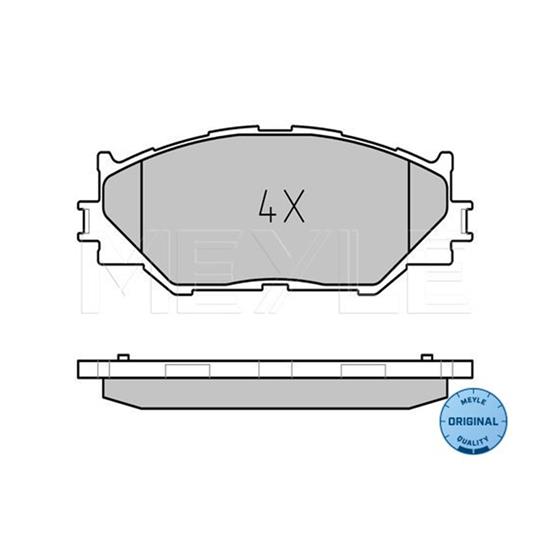 MEYLE Brake Pad Set 025 239 8317