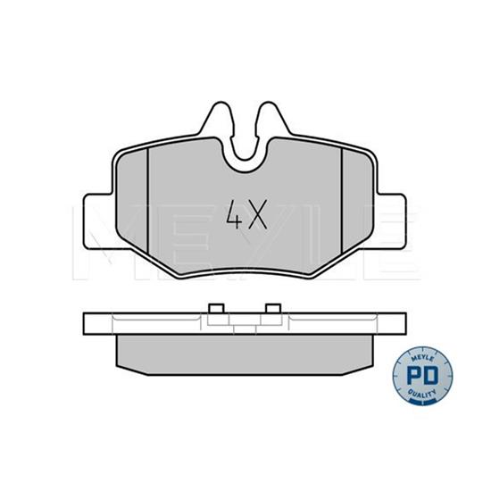 MEYLE Brake Pad Set 025 240 0817/PD