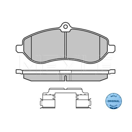 MEYLE Brake Pad Set 025 245 9518/W