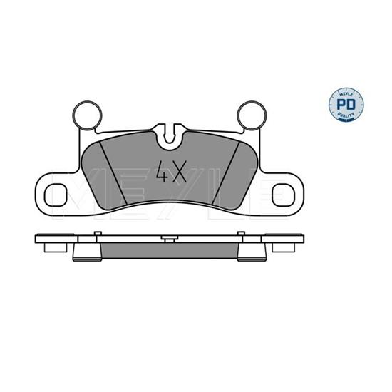 MEYLE Brake Pad Set 025 247 2116/PD