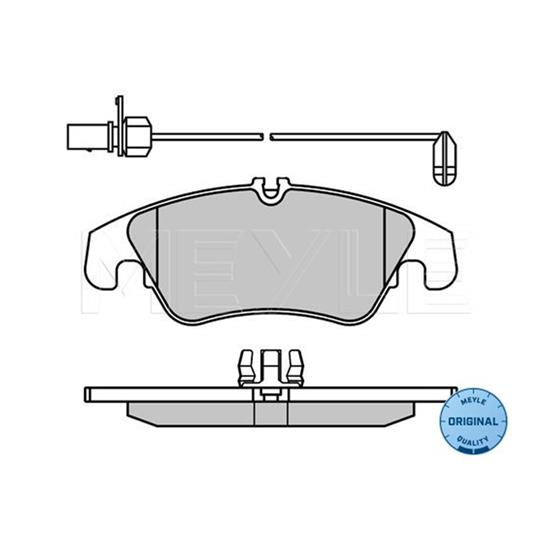 MEYLE Brake Pad Set 025 247 4319/W