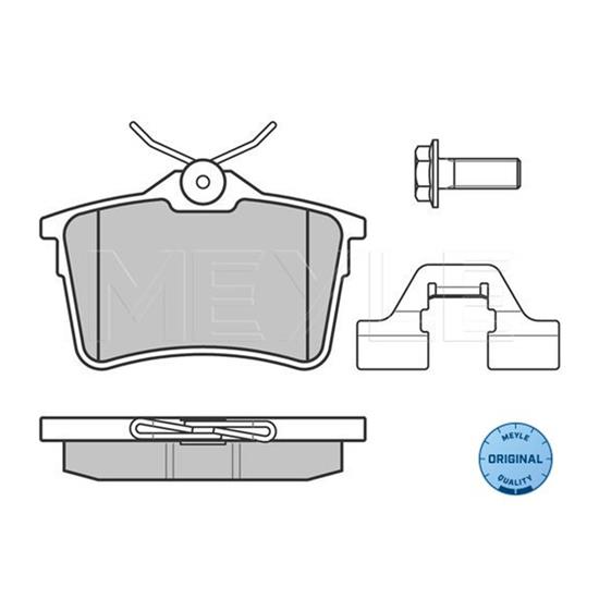 MEYLE Brake Pad Set 025 247 6516/W