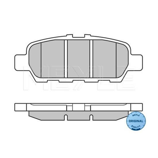 MEYLE Brake Pad Set 025 248 7113/W