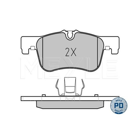 MEYLE Brake Pad Set 025 250 1418/PD