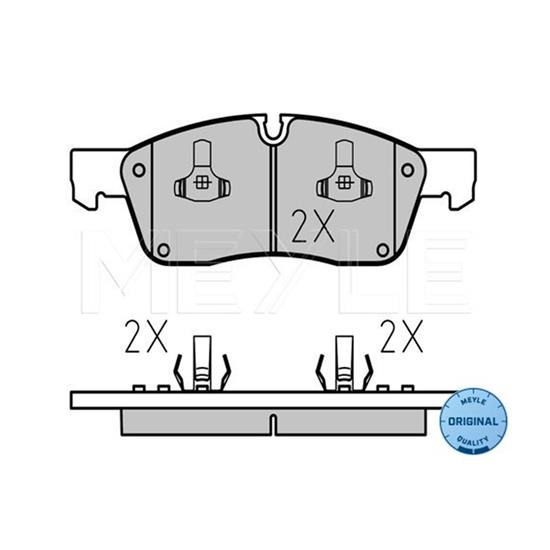 MEYLE Brake Pad Set 025 251 9021