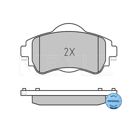 MEYLE Brake Pad Set 025 252 2018