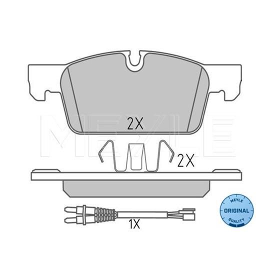 MEYLE Brake Pad Set 025 252 2217