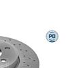 2x MEYLE Brake Disc 083 521 0022/PD