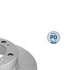 2x MEYLE Brake Disc 483 523 0001/PD