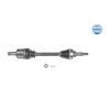 MEYLE Driveshaft 714 498 0062