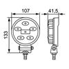 HELLA Worklight Headlight 1G0 357 108-012