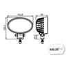 HELLA Worklight Headlight 1GA 357 001-001