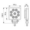 HELLA Worklight Headlight 1GA 357 114-002