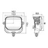 HELLA Worklight Headlight 1GA 996 288-021