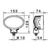 HELLA Worklight Headlight 1GA 996 761-001