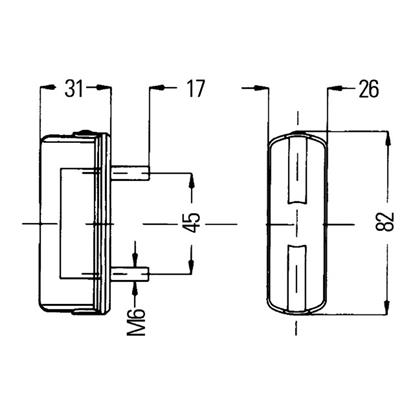 HELLA Licence Plate Light 2KA 997 011-001