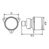 HELLA Position Light 2PF 008 221-017