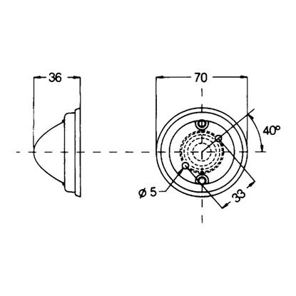 HELLA Position Light 2PF 997 023-011