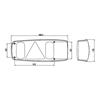 HELLA Combination Rear Tail Light Lamp 2VA 007 502-011