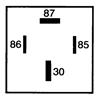 HELLA Main Current Relay 4RA 003 437-081