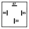 HELLA Main Current Relay 4RA 007 791-011