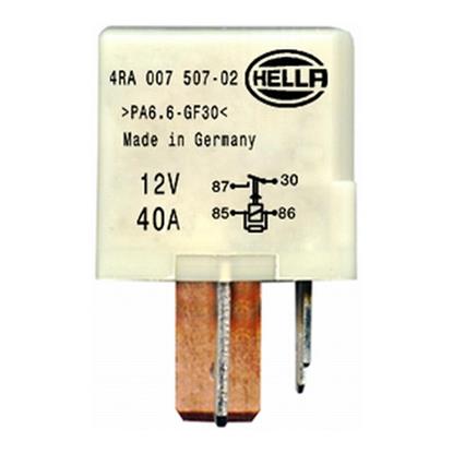 HELLA Glow Heater Plug System Relay 4RA 007 507-021