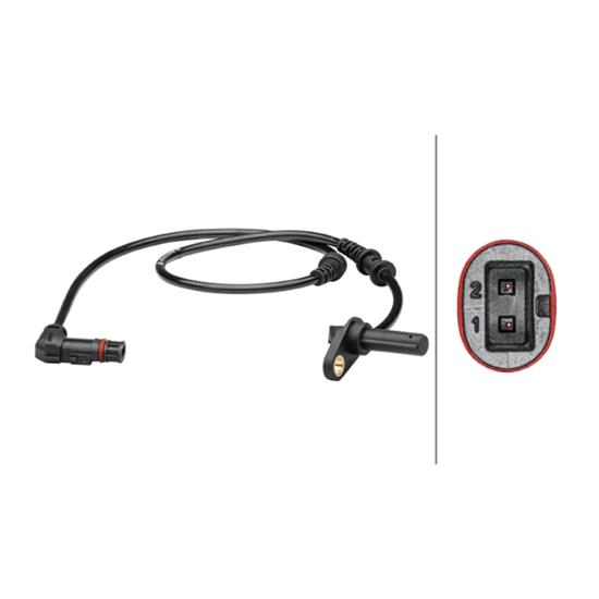 HELLA ABS Anti Lock Brake Wheel Speed Sensor 6PU 012 679-491