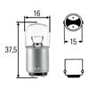 10x HELLA Bulb direction indicator 8GA 002 071-361