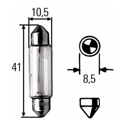 10x HELLA Indicator Flasher Bulb 8GM 002 091-131