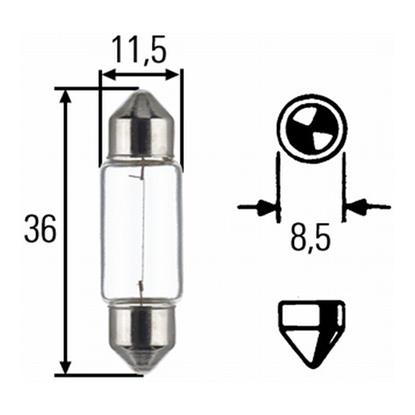 HELLA Park Position Light Bulb 8GM 002 092-123