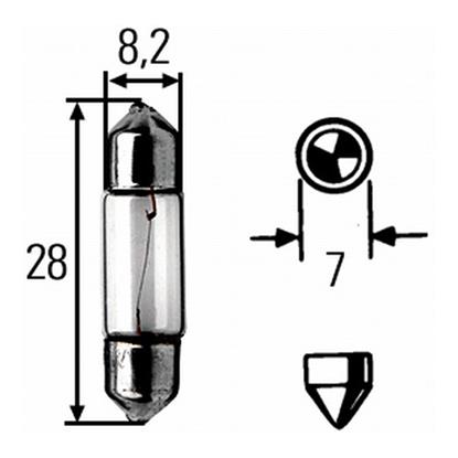 10x HELLA Indicator Flasher Bulb 8GM 002 094-121