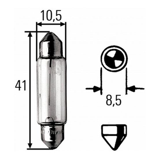 10x HELLA Indicator Flasher Bulb 8GM 002 091-241