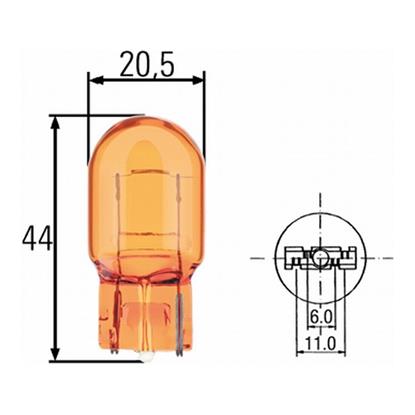 10x HELLA Indicator Flasher Bulb 8GP 009 021-002