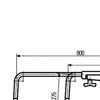 HELLA Drivers Cab Outside Mirror Holder 8HG 501 257-042