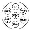 10x HELLA Socket 8JB 001 939-001