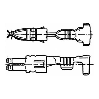 50x HELLA Cable Connector 8KW 054 941-003