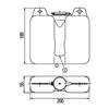 HELLA Windscreen Washer Fluid Tank 8WB 003 248-001