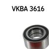 SKF Wheel Bearing Kit VKBA 3616