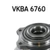 SKF Wheel Bearing Kit VKBA 6760