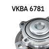 SKF Wheel Bearing Kit VKBA 6781