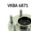 SKF Wheel Bearing Kit VKBA 6871