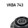 SKF Wheel Bearing Kit VKBA 743