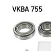 SKF Wheel Bearing Kit VKBA 755