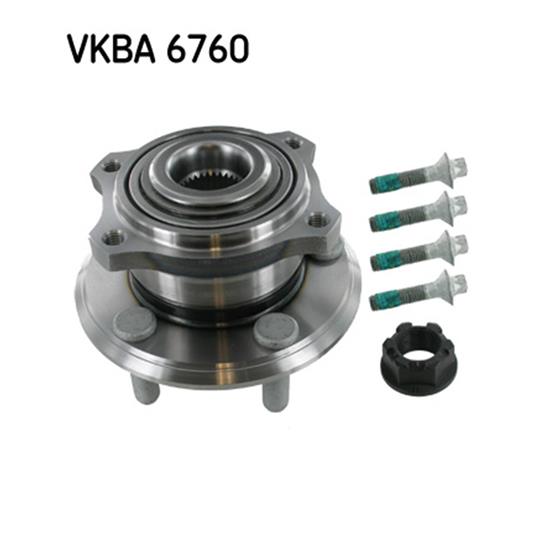 SKF Wheel Bearing Kit VKBA 6760