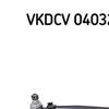 SKF Steering Centre Rod Assembly VKDCV 04032